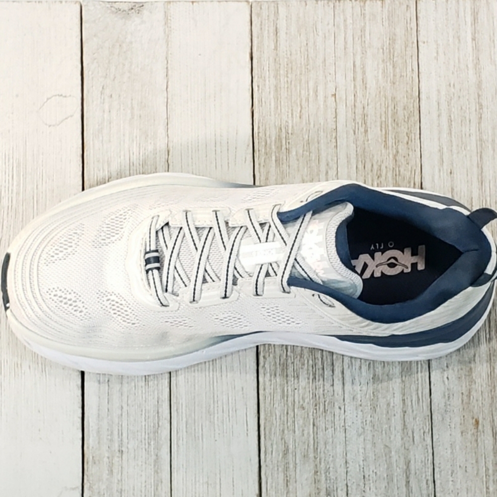 HOKA ONE ONE Bondi 6 Athletic Running Sneakers Whi_9